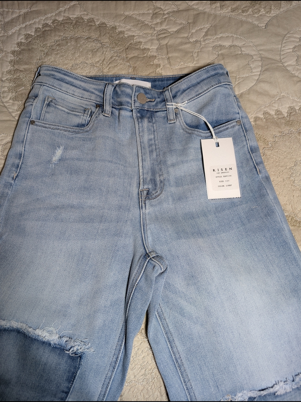 Risen Light Wash High-Rise Women’s Jeans